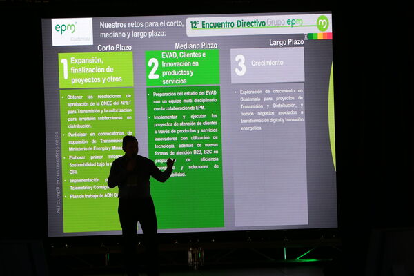 Encuentro Directivo Grupo EPM 2021 
Encuentro Directivo Grupo EPM 2021 
Fecha: 9 SEPTIEMBRE 2021
Para descargar esta fotografía en alta resolución, haga clic sobre la imagen hasta que la misma se despliegue en la pantalla completa; luego dé clic derecho y elija la opción "guardar imagen como". 
En caso de publicación por cualquier medio, solicitamos acompañarla del crédito: "Foto EPM"
Palabras clave: Encuentro Directivo Grupo EPM 2021