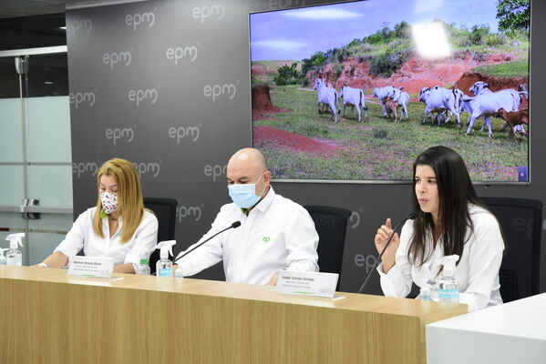 Rueda prensa
Rueda de prensa
Fecha: 2021 Septiembre 9
Para descargar esta fotografía en alta resolución, haga clic sobre la imagen hasta que la misma se despliegue en la pantalla completa; luego dé clic derecho y elija la opción "guardar imagen como". 
En caso de publicación por cualquier medio, solicitamos acompañarla del crédito: "Foto EPM"
Palabras clave: Rueda prensa