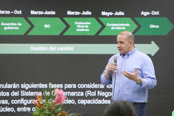 Encuentro Directivos EPM Ruta N 
Encuentro Directivos EPM Ruta N  
Fecha: 28 Abril 2023
Para descargar esta fotografía en alta resolución, haga clic sobre la imagen hasta que la misma se despliegue en la pantalla completa; luego dé clic derecho y elija la opción "guardar imagen como". 
En caso de publicación por cualquier medio, solicitamos acompañarla del crédito: "Foto EPM"
Palabras clave: Encuentro Directivos EPM Ruta N