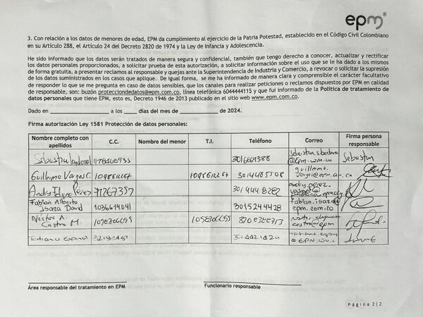 Fecha: 28 de julio de 2024
Para descargar esta fotografía en alta resolución, haga clic sobre la imagen hasta que la misma se despliegue en la pantalla completa; luego dé clic derecho y elija la opción "guardar imagen como". 
En caso de publicación por cualquier medio, solicitamos acompañarla del crédito: "Foto EPM"
