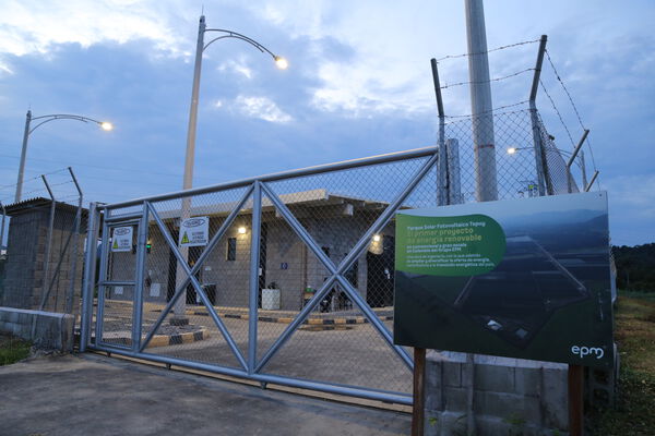 Parque solar fotovoltaico Tepuy
Parque solar fotovoltaico Tepuy
Fecha: 13, 14 Junio 2024
Para descargar esta fotografía en alta resolución, haga clic sobre la imagen hasta que la misma se despliegue en la pantalla completa; luego dé clic derecho y elija la opción "guardar imagen como". 
En caso de publicación por cualquier medio, solicitamos acompañarla del crédito: "Foto EPM"
Palabras clave: Parque solar fotovoltaico Tepuy
