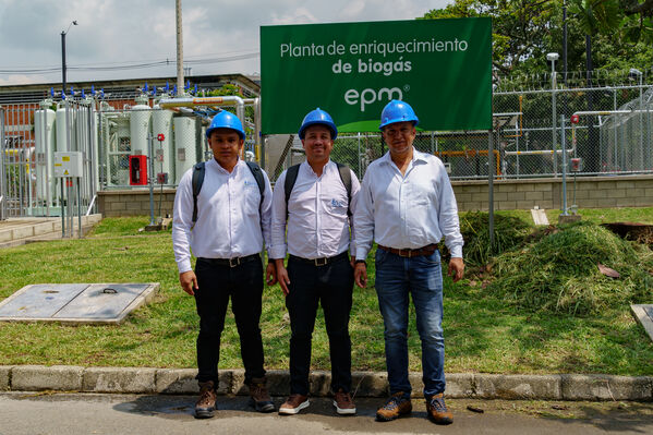 Fecha: 17 de mayo de 2024
Para descargar esta fotografía en alta resolución, haga clic sobre la imagen hasta que la misma se despliegue en la pantalla completa; luego dé clic derecho y elija la opción "guardar imagen como". 
En caso de publicación por cualquier medio, solicitamos acompañarla del crédito: "Foto EPM"
Palabras clave: Negocio gas;Gas;Energía Renovable;Innovación;Biogas;Biometano;Transición Energética;Economía Circular