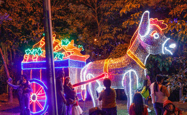 Encendido de Alumbrados Navideños en Copacabana 
Encendido de alumbrados Navideños Copacabana 
Fecha: Noviembre 30 de 2021
Para descargar esta fotografía en alta resolución, haga clic sobre la imagen hasta que la misma se despliegue en la pantalla completa; luego dé clic derecho y elija la opción "guardar imagen como". 
En caso de publicación por cualquier medio, solicitamos acompañarla del crédito: "Foto EPM"
Palabras clave: Encendido alumbrados Navideños Copacabana