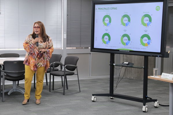 Rueda de prensa – Resultados financieros primer semestre 2019
Rueda de prensa – Resultados financieros primer semestre 2019
Fecha: Agosto 14 de 2019. 
Para descargar esta fotografía en alta resolución, haga clic sobre la imagen hasta que la misma se despliegue en la pantalla completa; luego dé clic derecho y elija la opción "guardar imagen como". 
En caso de publicación por cualquier medio, solicitamos acompañarla del crédito: "Foto EPM"
Palabras clave: Rueda de prensa – Resultados financieros primer semestre 2019