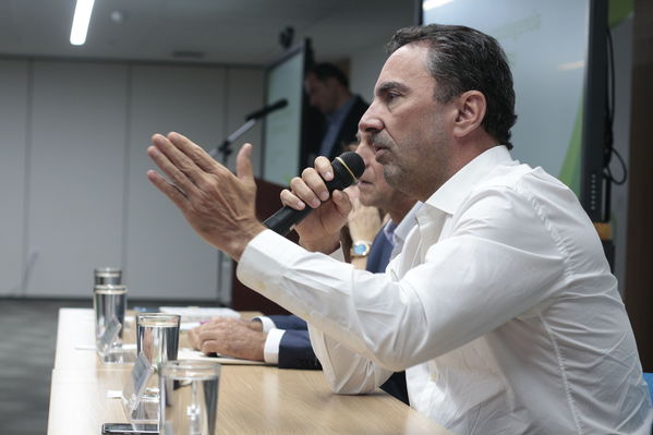 Rueda de prensa: primer año de la contingencia del proyecto Ituango
Rueda de prensa: primer año de la contingencia del proyecto Ituango
Abril 23 2019
Para descargar esta fotografía en alta resolución, haga clic sobre la imagen hasta que la misma se despliegue en la pantalla completa; luego dé clic derecho y elija la opción "guardar imagen como". 
En caso de publicación por cualquier medio, solicitamos acompañarla del crédito: "Foto EPM"
Palabras clave: Rueda de prensa: primer año de la contingencia del proyecto Ituango
