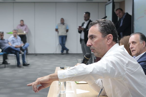 Rueda de prensa: primer año de la contingencia del proyecto Ituango
Rueda de prensa: primer año de la contingencia del proyecto Ituango
Abril 23 2019
Para descargar esta fotografía en alta resolución, haga clic sobre la imagen hasta que la misma se despliegue en la pantalla completa; luego dé clic derecho y elija la opción "guardar imagen como". 
En caso de publicación por cualquier medio, solicitamos acompañarla del crédito: "Foto EPM"
Palabras clave: Rueda de prensa: primer año de la contingencia del proyecto Ituango