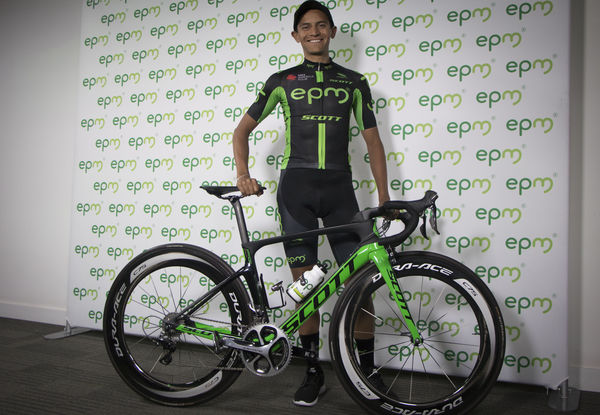 Presentación Equipo Ciclismo EPM 2018
Presentación del Equipo de Ciclismo EPM 2018
Fecha: Enero 31 de 2018
Para descargar esta fotografía en alta resolución, haga clic sobre la imagen hasta que la misma se despliegue en la pantalla completa; luego dé clic derecho y elija la opción "guardar imagen como". 
En caso de publicación por cualquier medio, solicitamos acompañarla del crédito: "Foto EPM"
Palabras clave: Presentación Equipo Ciclismo EPM 2018