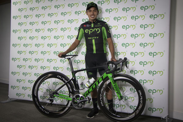 Presentación Equipo Ciclismo EPM 2018
Presentación del Equipo de Ciclismo EPM 2018
Fecha: Enero 31 de 2018
Para descargar esta fotografía en alta resolución, haga clic sobre la imagen hasta que la misma se despliegue en la pantalla completa; luego dé clic derecho y elija la opción "guardar imagen como". 
En caso de publicación por cualquier medio, solicitamos acompañarla del crédito: "Foto EPM"
Palabras clave: Presentación Equipo Ciclismo EPM 2018