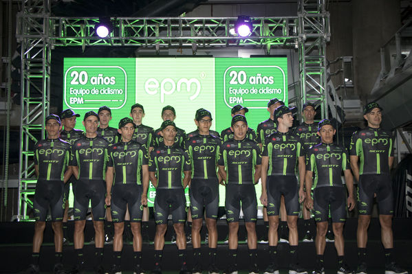 Presentación Equipo Ciclismo EPM 2018
Presentación del Equipo de Ciclismo EPM 2018
Fecha: Enero 31 de 2018
Para descargar esta fotografía en alta resolución, haga clic sobre la imagen hasta que la misma se despliegue en la pantalla completa; luego dé clic derecho y elija la opción "guardar imagen como". 
En caso de publicación por cualquier medio, solicitamos acompañarla del crédito: "Foto EPM"
Palabras clave: Presentación Equipo Ciclismo EPM 2018