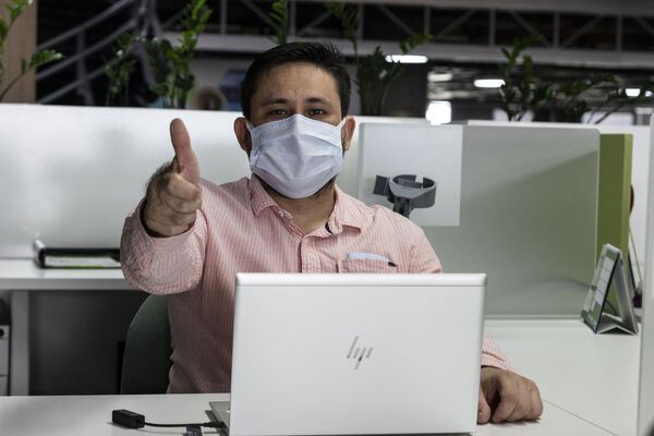 Oferta laboral EPM personas discapacidad 
Oferta laboral EPM personas en discapacidad. 
Fecha: Febrero 19 2020.
Para descargar esta fotografía en alta resolución, haga clic sobre la imagen hasta que la misma se despliegue en la pantalla completa; luego dé clic derecho y elija la opción "guardar imagen como". 
En caso de publicación por cualquier medio, solicitamos acompañarla del crédito: "Foto EPM"
Palabras clave: Oferta laboral EPM personas discapacidad