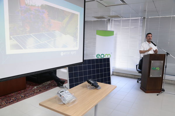 Rueda de prensa - Solución Integral Solar
Rueda de prensa - Solución Integral Solar
Fecha: Julio 10 de 2019. 
Para descargar esta fotografía en alta resolución, haga clic sobre la imagen hasta que la misma se despliegue en la pantalla completa; luego dé clic derecho y elija la opción "guardar imagen como". 
En caso de publicación por cualquier medio, solicitamos acompañarla del crédito: "Foto EPM"
Palabras clave: Rueda de prensa - Solución Integral Solar