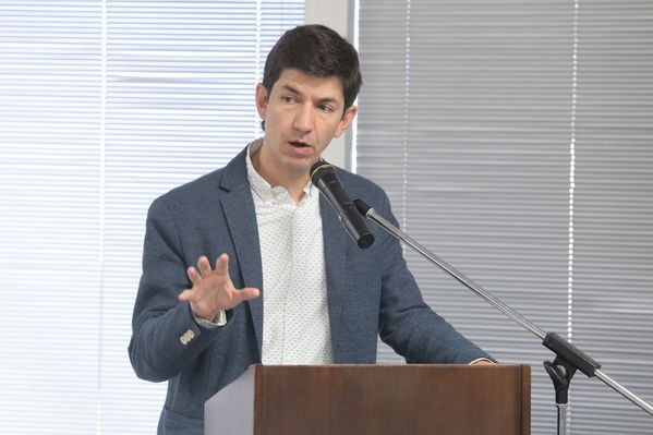 Rueda de prensa - Solución Integral Solar
Rueda de prensa - Solución Integral Solar
Fecha: Julio 10 de 2019. 
Para descargar esta fotografía en alta resolución, haga clic sobre la imagen hasta que la misma se despliegue en la pantalla completa; luego dé clic derecho y elija la opción "guardar imagen como". 
En caso de publicación por cualquier medio, solicitamos acompañarla del crédito: "Foto EPM"
Palabras clave: Rueda de prensa - Solución Integral Solar