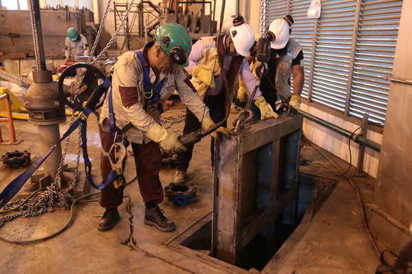 Modernización planta San Fernando.
Modernización planta San Fernando. 
Fecha: 12 Julio 2017. 
Para descargar esta fotografía en alta resolución, haga clic sobre la imagen hasta que la misma se despliegue en la pantalla completa; luego dé clic derecho y elija la opción "guardar imagen como". 
En caso de publicación por cualquier medio, solicitamos acompañarla del crédito: "Foto EPM"
Palabras clave: Modernización planta San Fernando.