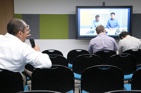 Rueda prensa Modificaciones actas
Rueda prensa Modificaciones actas
Fecha: 7 Junio 2018.
Para descargar esta fotografía en alta resolución, haga clic sobre la imagen hasta que la misma se despliegue en la pantalla completa; luego dé clic derecho y elija la opción "guardar imagen como". 
En caso de publicación por cualquier medio, solicitamos acompañarla del crédito: "Foto EPM"
Palabras clave: Rueda prensa Modificaciones actas