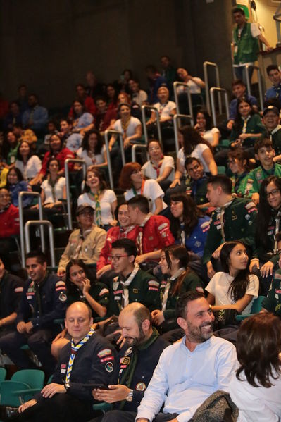Lanzamiento Concurso Especialidad Scout Cuidamundos EPM
Lanzamiento del Concurso Especialidad Scout Cuidamundos EPM
Fecha: Junio 7 de 2019. 
Para descargar esta fotografía en alta resolución, haga clic sobre la imagen hasta que la misma se despliegue en la pantalla completa; luego dé clic derecho y elija la opción "guardar imagen como". 
En caso de publicación por cualquier medio, solicitamos acompañarla del crédito: "Foto EPM"
Palabras clave: Lanzamiento Concurso Especialidad Scout Cuidamundos EPM