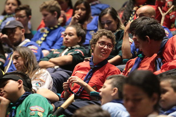 Lanzamiento Concurso Especialidad Scout Cuidamundos EPM
Lanzamiento del Concurso Especialidad Scout Cuidamundos EPM
Fecha: Junio 7 de 2019. 
Para descargar esta fotografía en alta resolución, haga clic sobre la imagen hasta que la misma se despliegue en la pantalla completa; luego dé clic derecho y elija la opción "guardar imagen como". 
En caso de publicación por cualquier medio, solicitamos acompañarla del crédito: "Foto EPM"
Palabras clave: Lanzamiento Concurso Especialidad Scout Cuidamundos EPM