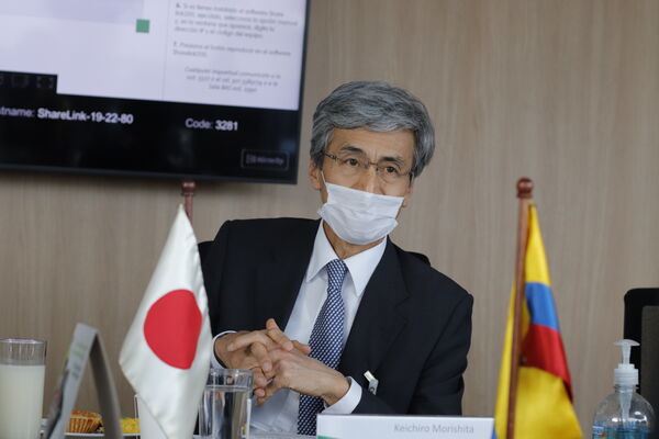 Visita Embajador Japón EPM
Visita Embajador Japón EPM
Fecha: Julio 15 2021
Para descargar esta fotografía en alta resolución, haga clic sobre la imagen hasta que la misma se despliegue en la pantalla completa; luego dé clic derecho y elija la opción "guardar imagen como". 
En caso de publicación por cualquier medio, solicitamos acompañarla del crédito: "Foto EPM"
Palabras clave: Visita Embajador Japón EPM
