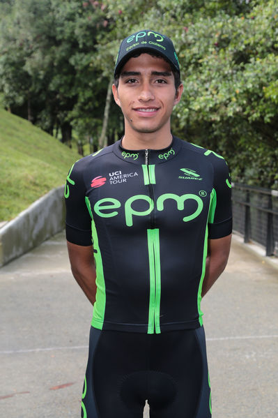 Equipo  Ciclismo EPM 2017
Equipo de Ciclismo EPM 2017
Fecha: Marzo 15 de 2017
Lugar: UVA Ilusión Verde- El Tesoro/ Poblado
Para descargar esta fotografía en alta resolución, haga clic sobre la imagen hasta que la misma se despliegue en la pantalla completa; luego dé clic derecho y elija la opción "guardar imagen como". 
En caso de publicación por cualquier medio, solicitamos acompañarla del crédito: "Foto EPM"
Palabras clave: Equipo  Ciclismo EPM 2017 Daniel Muñoz
