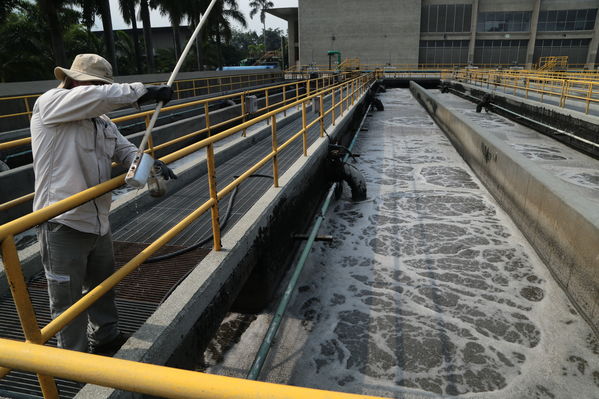 visita recorrido por la planta de tratamiento de aguas residuales San Fernando
visita recorrido por la planta de tratamiento de aguas residuales San Fernando
Marzo 15 2019
Para descargar esta fotografía en alta resolución, haga clic sobre la imagen hasta que la misma se despliegue en la pantalla completa; luego dé clic derecho y elija la opción "guardar imagen como". 
En caso de publicación por cualquier medio, solicitamos acompañarla del crédito: "Foto EPM"
Palabras clave: visita recorrido por la planta de tratamiento de aguas residuales San Fernando
