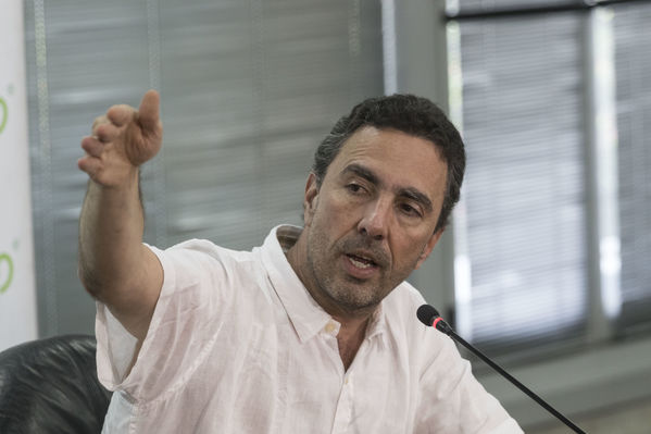 Rueda prensa contingencia Hidroituango
Rueda de prensa contingencia Hidroituango.  
Fecha: 31 Mayo 2018.
Para descargar esta fotografía en alta resolución, haga clic sobre la imagen hasta que la misma se despliegue en la pantalla completa; luego dé clic derecho y elija la opción "guardar imagen como". 
En caso de publicación por cualquier medio, solicitamos acompañarla del crédito: "Foto EPM
Palabras clave: Rueda prensa contingencia Hidroituango