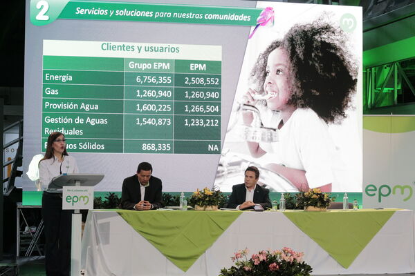 Rendición de cuentas EPM 2020
Rendición de cuentas EPM 2020
Fecha: Mayo 7 de 2020
Para descargar esta fotografía en alta resolución, haga clic sobre la imagen hasta que la misma se despliegue en la pantalla completa; luego dé clic derecho y elija la opción "guardar imagen como".
En caso de publicación por cualquier medio, solicitamos acompañarla del crédito: "Foto EPM"

Palabras clave: Rendición de cuentas EPM 2020