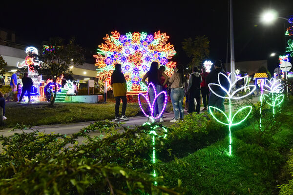 Alumbrados el Peñol
Alumbrados el Peñol.
Fecha: Noviembre 28 2021.
El pasado 28 de noviembre, en compañía de toda la comunidad de El Peñol, se encendieron las luces de navidad en ese municipio del oriente de Antioquia. Estos alumbrados hacen parte del premio Cuidamundos, otorgado por EPM a esta comunidad.
Para descargar esta fotografía en alta resolución, haga clic sobre la imagen hasta que la misma se despliegue en la pantalla completa; luego dé clic derecho y elija la opción "guardar imagen como".
En caso de publicación por cualquier medio, solicitamos acompañarla del crédito: "Foto EPM"
Palabras clave: Alumbrados Peñol