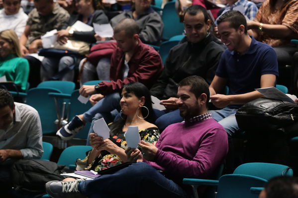 IV Encuentro proveedores Proveeduría EPM.
IV Encuentro proveedores Proveeduría EPM.
Fecha: 22 Octubre 2019.
Para descargar esta fotografía en alta resolución, haga clic sobre la imagen hasta que la misma se despliegue en la pantalla completa; luego dé clic derecho y elija la opción "guardar imagen como". 
En caso de publicación por cualquier medio, solicitamos acompañarla del crédito: "Foto EPM"
Palabras clave: IV Encuentro proveedores Proveeduría EPM.