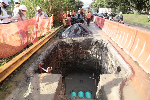 Túnel lineal proyecto central Guayabal
Túnel lineal proyecto Central y Guayabal.
Fecha: 23 Octubre 2020.
Para descargar esta fotografía en alta resolución, haga clic sobre la imagen hasta que la misma se despliegue en la pantalla completa; luego dé clic derecho y elija la opción "guardar imagen como". 
En caso de publicación por cualquier medio, solicitamos acompañarla del crédito: "Foto EPM"
Palabras clave: Túnel lineal proyecto central Guayabal