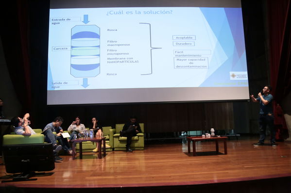 Gran final de Innóvate EPM
Gran final de Innóvate EPM.
Fecha: 26 Octubre 2018.
Para descargar esta fotografía en alta resolución, haga clic sobre la imagen hasta que la misma se despliegue en la pantalla completa; luego dé clic derecho y elija la opción "guardar imagen como". 
En caso de publicación por cualquier medio, solicitamos acompañarla del crédito: "Foto EPM"

Palabras clave: Gran final Innóvate EPM