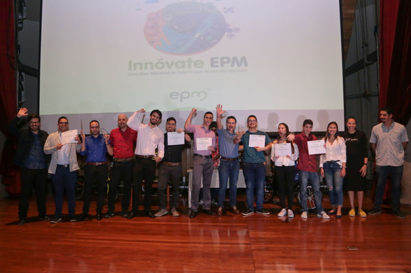 Gran final de Innóvate EPM
Gran final de Innóvate EPM.
Fecha: 26 Octubre 2018.
Para descargar esta fotografía en alta resolución, haga clic sobre la imagen hasta que la misma se despliegue en la pantalla completa; luego dé clic derecho y elija la opción "guardar imagen como". 
En caso de publicación por cualquier medio, solicitamos acompañarla del crédito: "Foto EPM"

Palabras clave: Gran final Innóvate EPM