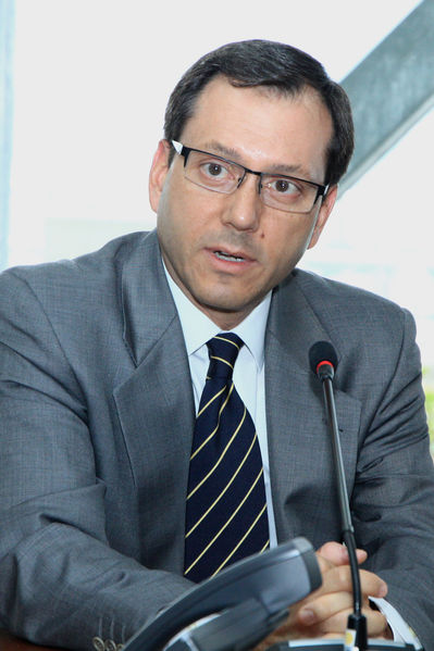 Cierre de Negociación Grupo EPM-MILLICOM
Cierre de Negociación Grupo EPM-MILLICOM
Fecha: Octubre 1 de 2013. Lugar:  Sala de Juntas, Edificio EPM
Para descargar esta fotografía en alta resolución, haga clic sobre la imagen hasta que la misma se despliegue en la pantalla completa; luego dé clic derecho y elija la opción "guardar imagen como". 
En caso de publicación por cualquier medio, solicitamos acompañarla del crédito: "Foto EPM".
Palabras clave: Cierre Negociación Grupo EPM MILLICOM