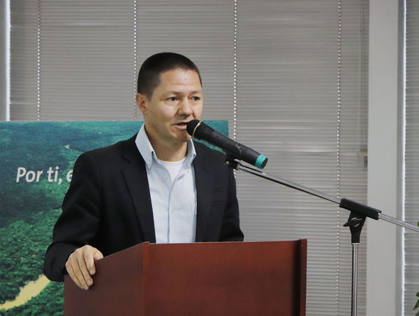 Rueda de Prensa presentación de proyecto
Rueda de Prensa de la presentación del proyecto de fortalecimiento de sistemas productivos agropecuarios sostenibles de la subregión de embalses del Oriente antioqueño
Fecha: Octubre 10 de 2017
Para descargar esta fotografía en alta resolución, haga clic sobre la imagen hasta que la misma se despliegue en la pantalla completa; luego dé clic derecho y elija la opción "guardar imagen como". 
En caso de publicación por cualquier medio, solicitamos acompañarla del crédito: "Foto EPM"
Palabras clave: Rueda Prensa presentación proyecto