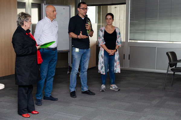 Diplomado para periodistas-Sector energético
Diplomado para periodistas-Sector energético
Fecha: Septiembre 21 2019.
Para descargar esta fotografía en alta resolución, haga clic sobre la imagen hasta que la misma se despliegue en la pantalla completa; luego dé clic derecho y elija la opción "guardar imagen como". 
En caso de publicación por cualquier medio, solicitamos acompañarla del crédito: "Foto EPM
Palabras clave: Diplomado para periodistas-Sector energético