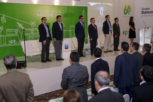Congreso Naturgas – Instalación del evento 
Congreso Naturgas – Instalación del evento  
Fecha: Abril 27 de 2015. Lugar: Medellín, Hotel Intercontinental
Para descargar esta fotografía en alta resolución, haga clic sobre la imagen hasta que la misma se despliegue en la pantalla completa; luego dé clic derecho y elija la opción "guardar imagen como". 
En caso de publicación por cualquier medio, solicitamos acompañarla del crédito: "Foto EPM"
Palabras clave: Congreso Naturgas Instalación evento