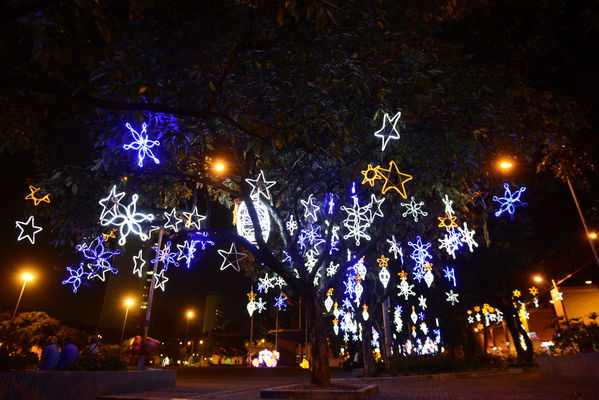 Alumbrado Navideño en los parques de Medellín
Alumbrado Navideño en los parques de Medellín
Fecha: Diciembre 12 de 2016
Para descargar esta fotografía en alta resolución, haga clic sobre la imagen hasta que la misma se despliegue en la pantalla completa; luego dé clic derecho y elija la opción "guardar imagen como". 
En caso de publicación por cualquier medio, solicitamos acompañarla del crédito: "Foto EPM"
Palabras clave: Alumbrado Navideño parques Medellín San Antonio