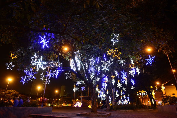 Alumbrado Navideño en los parques de Medellín
Alumbrado Navideño en los parques de Medellín
Fecha: Diciembre 12 de 2016
Para descargar esta fotografía en alta resolución, haga clic sobre la imagen hasta que la misma se despliegue en la pantalla completa; luego dé clic derecho y elija la opción "guardar imagen como". 
En caso de publicación por cualquier medio, solicitamos acompañarla del crédito: "Foto EPM"
Palabras clave: Alumbrado Navideño parques Medellín San Antonio