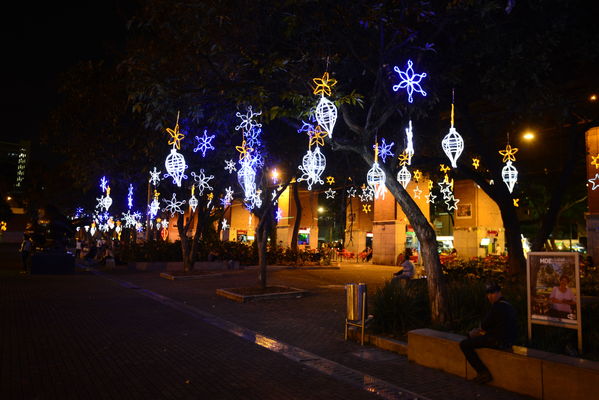 Alumbrado Navideño en los parques de Medellín
Alumbrado Navideño en los parques de Medellín
Fecha: Diciembre 12 de 2016
Para descargar esta fotografía en alta resolución, haga clic sobre la imagen hasta que la misma se despliegue en la pantalla completa; luego dé clic derecho y elija la opción "guardar imagen como". 
En caso de publicación por cualquier medio, solicitamos acompañarla del crédito: "Foto EPM"
Palabras clave: Alumbrado Navideño parques Medellín San Antonio