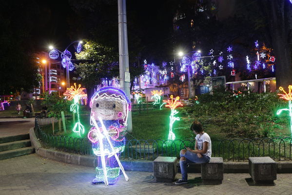 Alumbrado Navideño en los parques de Medellín
Alumbrado Navideño en los parques de Medellín
Fecha: Diciembre 12 de 2016
Para descargar esta fotografía en alta resolución, haga clic sobre la imagen hasta que la misma se despliegue en la pantalla completa; luego dé clic derecho y elija la opción "guardar imagen como". 
En caso de publicación por cualquier medio, solicitamos acompañarla del crédito: "Foto EPM"
Palabras clave: Alumbrado Navideño parques Medellín Floresta