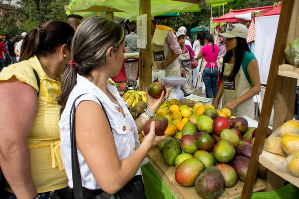 Feria Campesina
Feria Campesina
Fecha: Julio 18 de 2014. Lugar: Pies Descalzos - Medellín
Para descargar esta fotografía en alta resolución, haga clic sobre la imagen hasta que la misma se despliegue en la pantalla completa; luego dé clic derecho y elija la opción "guardar imagen como". 
En caso de publicación por cualquier medio, solicitamos acompañarla del crédito: "Foto EPM"
Palabras clave: Feria Campesina