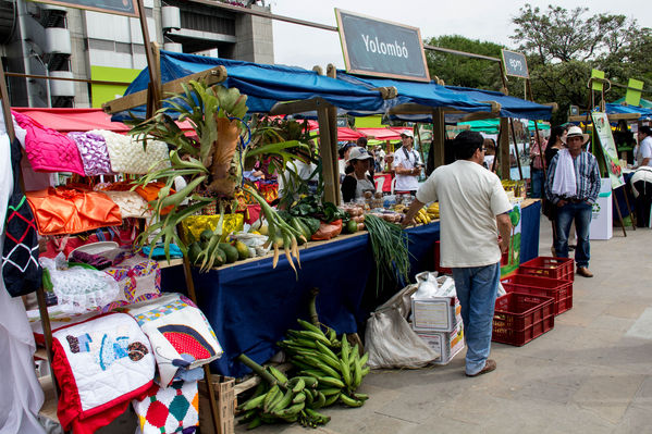 Feria Campesina
Feria Campesina
Fecha: Julio 18 de 2014. Lugar: Pies Descalzos - Medellín
Para descargar esta fotografía en alta resolución, haga clic sobre la imagen hasta que la misma se despliegue en la pantalla completa; luego dé clic derecho y elija la opción "guardar imagen como". 
En caso de publicación por cualquier medio, solicitamos acompañarla del crédito: "Foto EPM"
Palabras clave: Feria Campesina