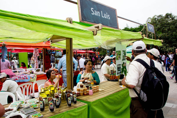 Feria Campesina
Feria Campesina
Fecha: Julio 18 de 2014. Lugar: Pies Descalzos - Medellín
Para descargar esta fotografía en alta resolución, haga clic sobre la imagen hasta que la misma se despliegue en la pantalla completa; luego dé clic derecho y elija la opción "guardar imagen como". 
En caso de publicación por cualquier medio, solicitamos acompañarla del crédito: "Foto EPM"

Palabras clave: Feria Campesina
