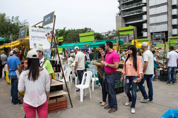 Feria Campesina
Feria Campesina
Fecha: Julio 18 de 2014. Lugar: Pies Descalzos - Medellín
Para descargar esta fotografía en alta resolución, haga clic sobre la imagen hasta que la misma se despliegue en la pantalla completa; luego dé clic derecho y elija la opción "guardar imagen como". 
En caso de publicación por cualquier medio, solicitamos acompañarla del crédito: "Foto EPM"

Palabras clave: Feria Campesina