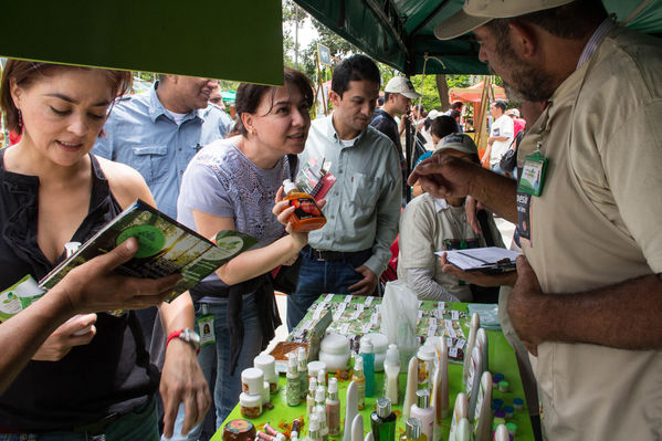 Feria Campesina
Feria Campesina
Fecha: Julio 18 de 2014. Lugar: Pies Descalzos - Medellín
Para descargar esta fotografía en alta resolución, haga clic sobre la imagen hasta que la misma se despliegue en la pantalla completa; luego dé clic derecho y elija la opción "guardar imagen como". 
En caso de publicación por cualquier medio, solicitamos acompañarla del crédito: "Foto EPM"
Palabras clave: Feria Campesina