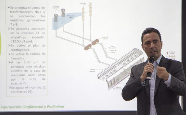 Rueda de Prensa sobre trabajos en la Central Guatapé  
Rueda de Prensa sobre trabajos en la Central Guatapé    
Fecha: Marzo 14 de 2016
Para descargar esta fotografía en alta resolución, haga clic sobre la imagen hasta que la misma se despliegue en la pantalla completa; luego dé clic derecho y elija la opción "guardar imagen como". 
En caso de publicación por cualquier medio, solicitamos acompañarla del crédito: "Foto EPM"
Palabras clave: Rueda Prensa trabajos Central Guatapé