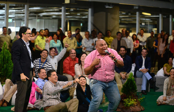 Evento de logros 2014
Evento de logros 2014
Fecha: Marzo 5 de 2015
Para descargar esta fotografía en alta resolución, haga clic sobre la imagen hasta que la misma se despliegue en la pantalla completa; luego dé clic derecho y elija la opción "guardar imagen como". 
En caso de publicación por cualquier medio, solicitamos acompañarla del crédito: "Foto EPM"
Palabras clave: Evento logros 2014