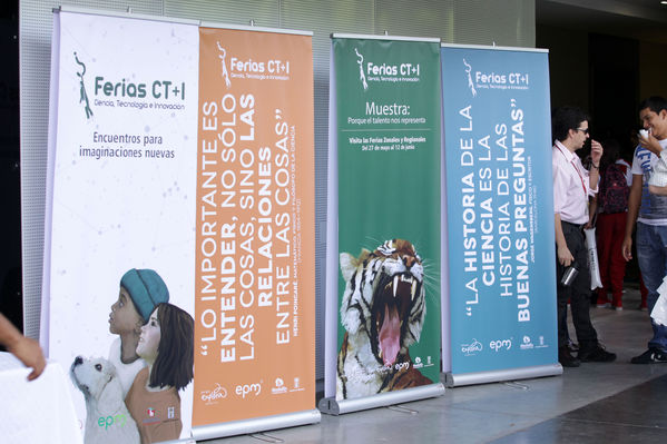 Lanzamiento de las Ferias de Ciencia, Tecnología e Innovación
Lanzamiento de las Ferias de Ciencia, Tecnología e Innovación.
Fecha: Mayo 24 de 2013. Lugar: Parque Explora.
Para descargar esta fotografía en alta resolución, haga clic sobre la imagen hasta que la misma se despliegue en la pantalla completa; luego dé clic derecho y elija la opción "guardar imagen como". 
En caso de publicación por cualquier medio, solicitamos acompañarla del crédito: "Cortesía EPM".
Palabras clave: Lanzamiento Ferias Ciencia Tecnología Innovación
