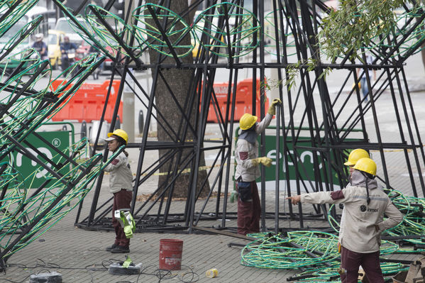 Montaje del árbol gigante de Navidad
Montaje del árbol gigante de Navidad
Fecha: Noviembre 1 de 2016
Para descargar esta fotografía en alta resolución, haga clic sobre la imagen hasta que la misma se despliegue en la pantalla completa; luego dé clic derecho y elija la opción "guardar imagen como". 
En caso de publicación por cualquier medio, solicitamos acompañarla del crédito: "Foto EPM"
Palabras clave: Montaje árbol gigante Navidad