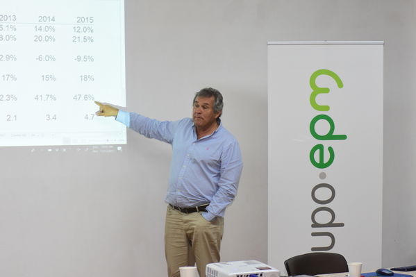 Encuentro de Contadores Grupo EPM
Encuentro de Contadores Grupo EPM
Fecha: Noviembre 17 de 2017
Para descargar esta fotografía en alta resolución, haga clic sobre la imagen hasta que la misma se despliegue en la pantalla completa; luego dé clic derecho y elija la opción "guardar imagen como". 
En caso de publicación por cualquier medio, solicitamos acompañarla del crédito: "Foto EPM"
Palabras clave: Encuentro de Contadores Grupo EPM