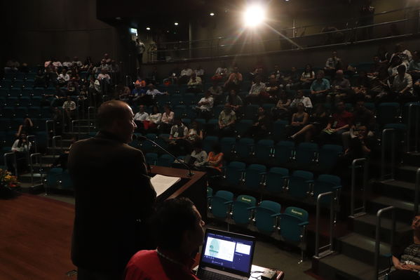 Foro Regional Ambiental del proyecto hidroeléctrico Ituango
Foro Regional Ambiental del proyecto hidroeléctrico Ituango
Fecha: Noviembre 9 de 2017
Para descargar esta fotografía en alta resolución, haga clic sobre la imagen hasta que la misma se despliegue en la pantalla completa; luego dé clic derecho y elija la opción "guardar imagen como". 
En caso de publicación por cualquier medio, solicitamos acompañarla del crédito: "Foto EPM"
Palabras clave: Foro Regional Ambiental del proyecto hidroeléctrico Ituango