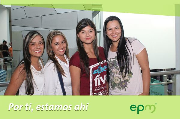 Segundo Aniversario Servicios Grupo EPM
Segundo Aniversario Servicios Grupo EPM
Fecha: Octubre 21 de 2016
Para descargar esta fotografía en alta resolución, haga clic sobre la imagen hasta que la misma se despliegue en la pantalla completa; luego dé clic derecho y elija la opción "guardar imagen como". 
En caso de publicación por cualquier medio, solicitamos acompañarla del crédito: "Foto EPM"
Palabras clave: Segundo Aniversario Servicios Grupo EPM